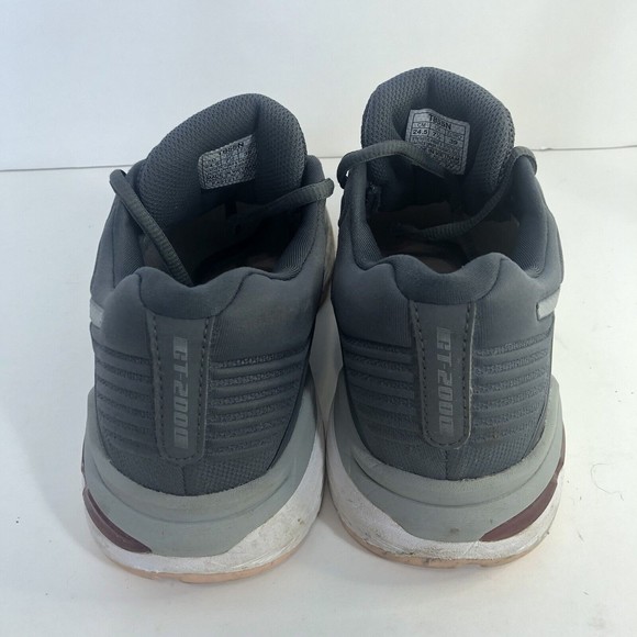 ASICS GT-2000 6 Mid Grey Silver Carbon Running Shoes Women’s Size 7.5 T855N - Picture 4 of 10